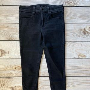 American Eagle Outfitters Skinny Black Denim Jegging